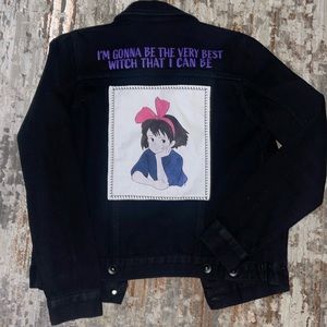 Studio Ghibli Kiki’s Delivery Service black denim jacket